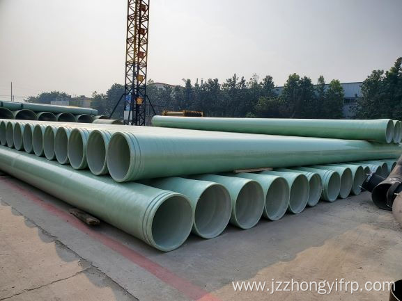 Fiberglass GRP FRP Pipe fixed length filament winding