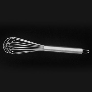 Manual Eggbeater with 8 Wires, Practical Egg Stirrer in S/S 201