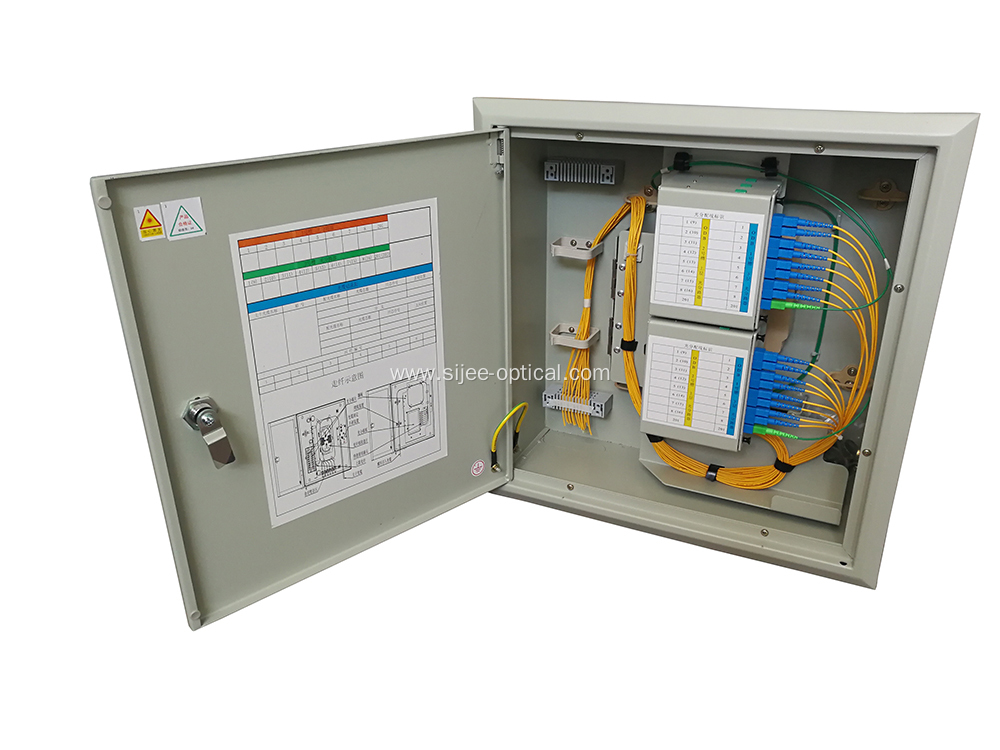 FTTH Wall Mounted Optical Splitter Distribution Box