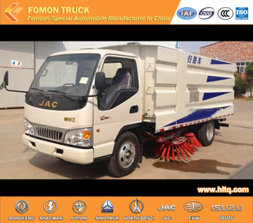 JAC 6wheels فراغ شاحنة مكنسة متعددة الوظائف