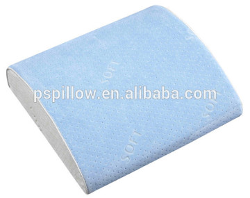 blue velvet backrest pillow