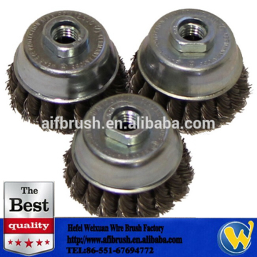 5/8-Inch-11 Carbon Steel Knotted Cup Brush