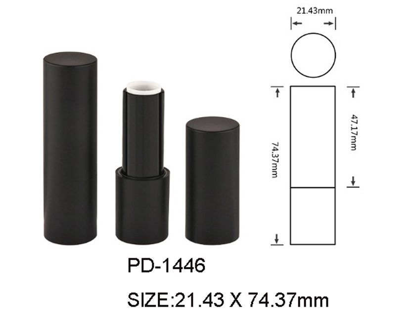 맞춤형 플라스틱 라운드 미용 립스틱 케이스