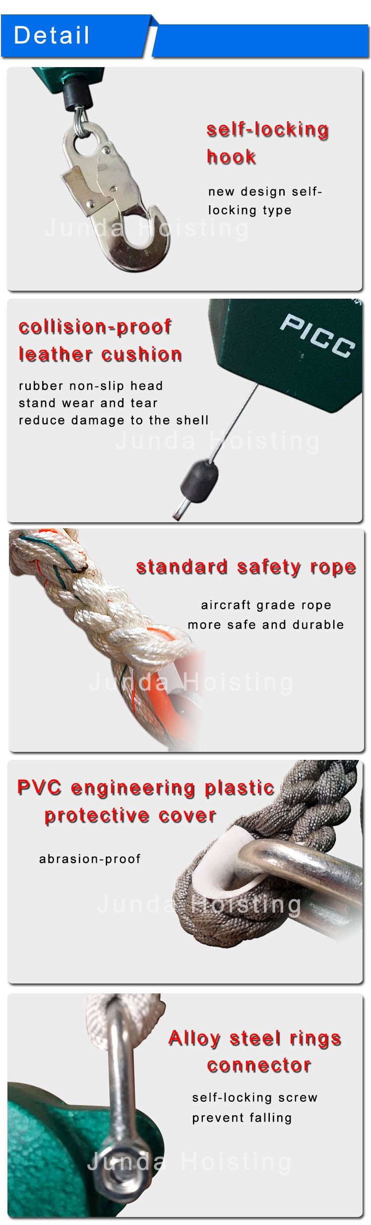 Construction Wire Rope Retractable Fall Arrester, High Quality ...