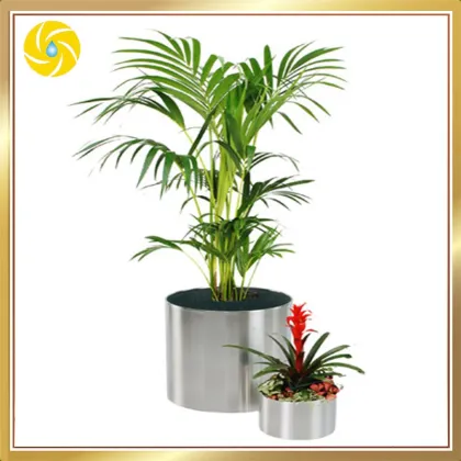 OEM Wedding House Decoration Stainless Small Metal Flower Pot