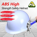 Capacete de segurança estilo capacete de material ABS branco