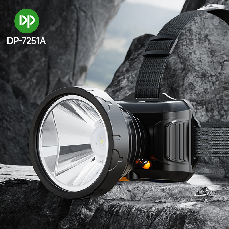 Waterproof Li-ion Battery LED Headlight Headlamp