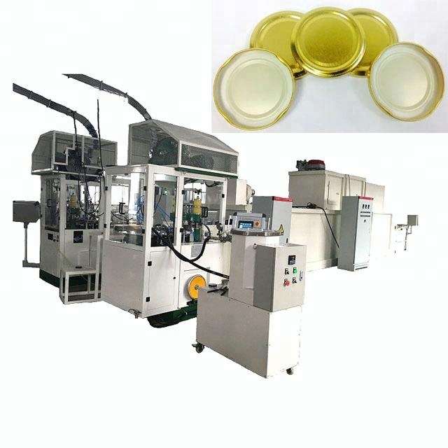 Línea de producción de tapas RTO Máquina de tapa de tarros de vidrio