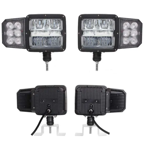 Universal Heated Lens LED Snow Plow Lights with Plug