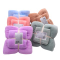 Microfiber towel gift set for bathroom towel