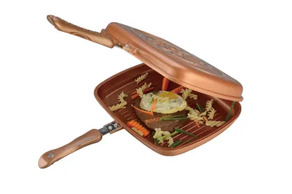 copper frying pan master chef aluminium fry pan