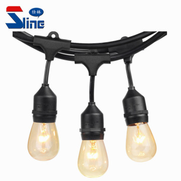 Hot E26 Sockets S14 LED mentol IP65 Lampu Krismas Percutian Kalis air