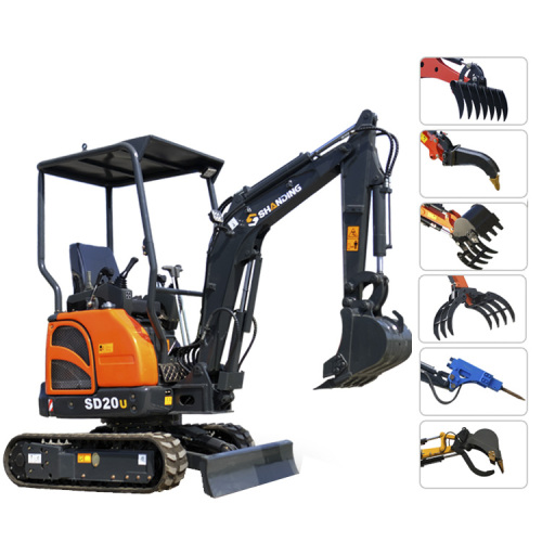 Mini Excavators with Cab mini excavator machines  on sale Manufactory