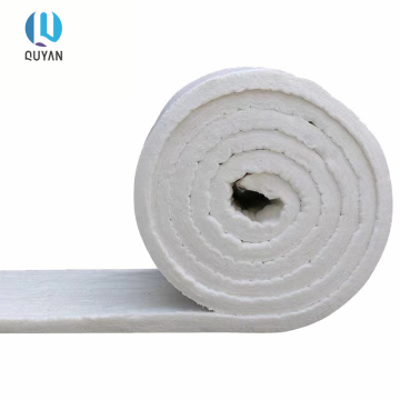 Refractory ceramic fiber insulation baffle fire blanket