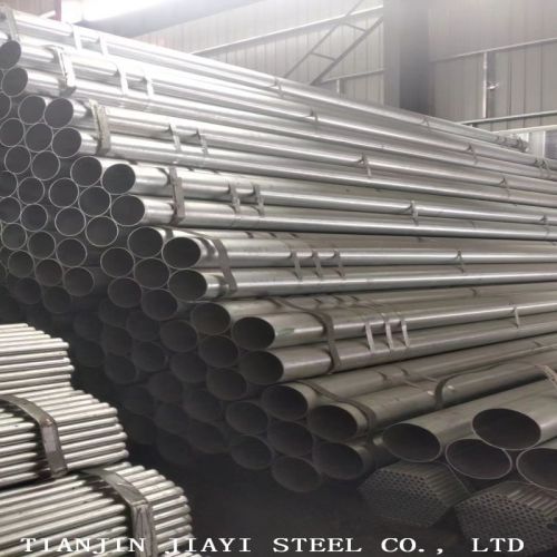 Hot Dip Galvanized Conduit Q355B Hot Dip Galvanized Round Tube Factory