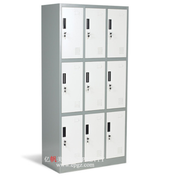 Nine Doors Metal Locker for Sale