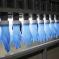 3.5 g sky blue disposable nitrile gloves