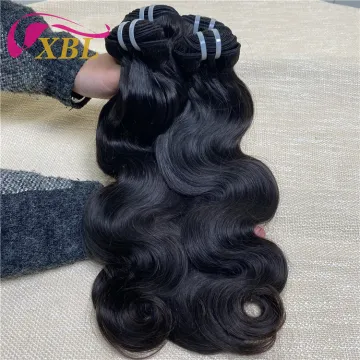 XBL 20a human bundles body wave virgin human hair extension unprocessed raw hair bundles double weft cuticle aligned virgin hair