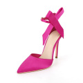 Pointed-Toe Hollow Stiletto Pumps
