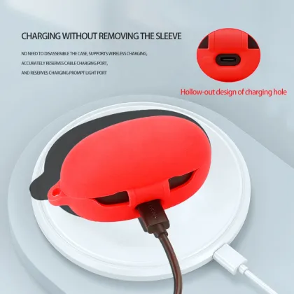 EarsOpen ProfitX T90 Earphone Case - Soft Silicone Skin Cover with Keychain