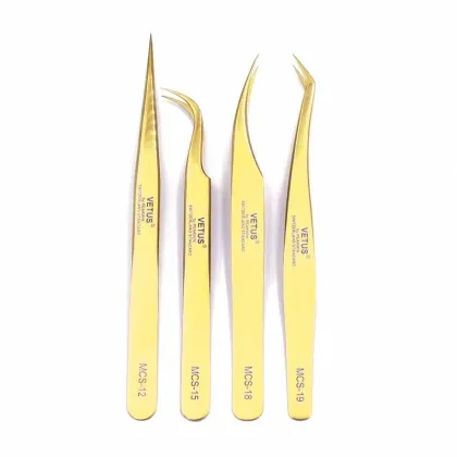 Stainless Steel Vetus MCS 3D Lash Extension Tweezers - Wholesale