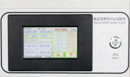 Used Charpy Izod Impact Strength Testing Machine - Plastic Izod Impact Tester