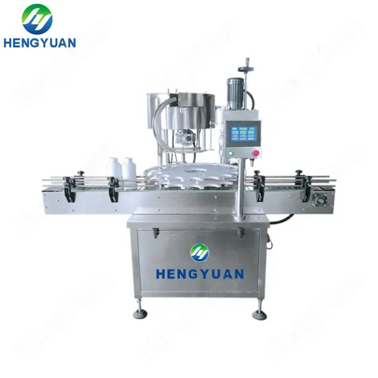 Automatic Star Wheel Single Head Bottle Capping Machine HYXG-1R