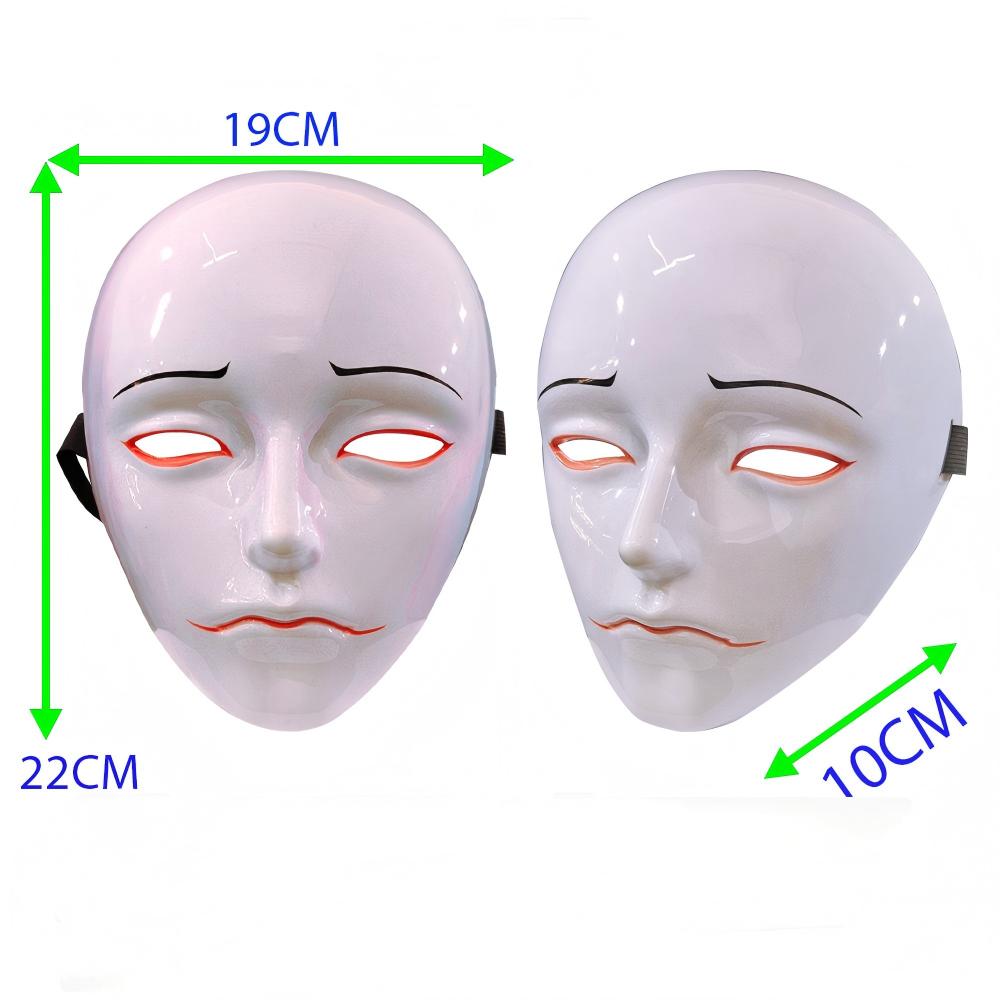 Doll Face Shape White Mask
