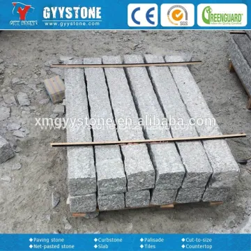 Best selling cristal white natural stone palisade for sale