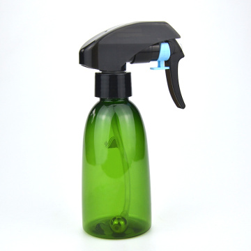 fabrikanten dikte wand 200 ml 250 ml ondersteboven huisdierenfles met mini trigger mist spray amber groen