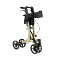 Deluxe aluminio plegable caminante rollator