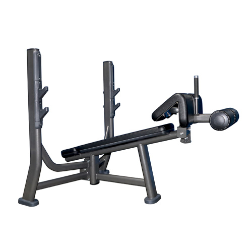 Customizable decline bench weight press fitness equipment