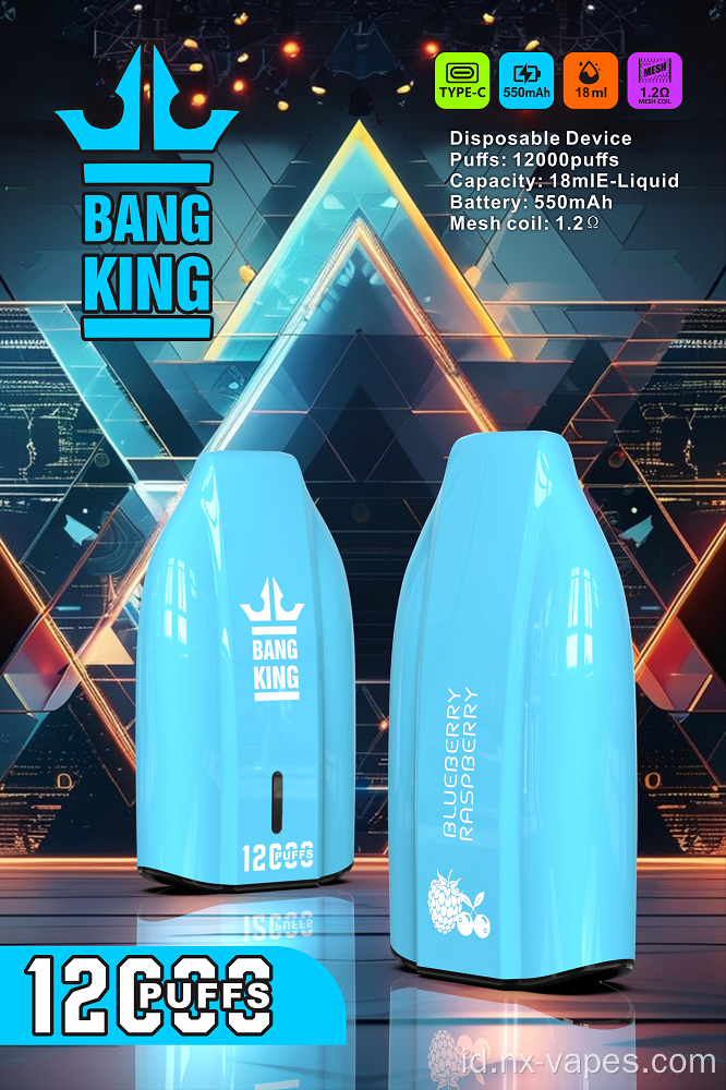 Merek asli grosir bang king 12000 vapes