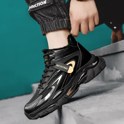 Winter Warm Men's Snow Boots and Cotton Shoes for Men and Women