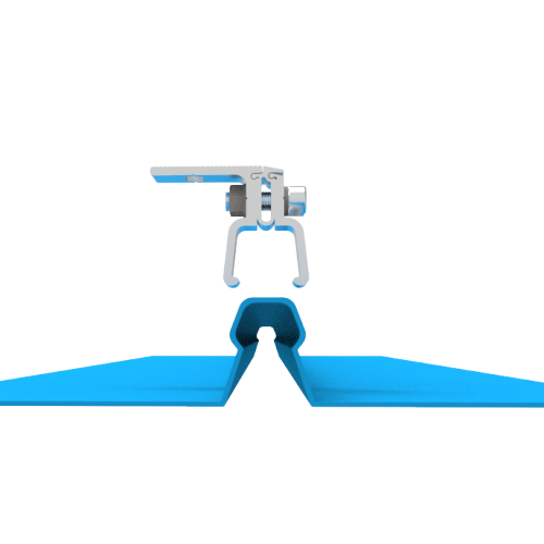 Каляровая сталёвая плітка дах Kliplok