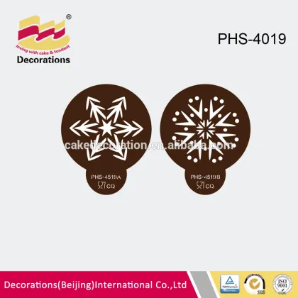 Christmas Series, Snow shape cake stencil