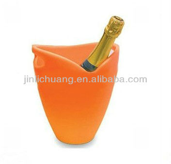 foldable shape silicone ice wine cooler