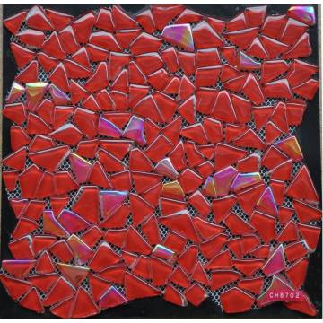 Irregular Single Size Glass Mosaic