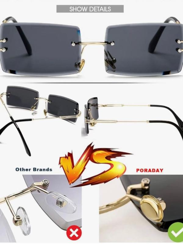 Stylish Clear Lens Sunglasses