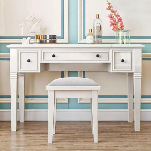 Dressing Table Make-up wooden writing desk with mirror Factory