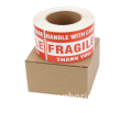 Etiquetas impresas frágiles personalizadas