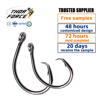 THORFORCE Wholesale Deep Sea Multiple Models High Carbon Steel Fishing Hooks