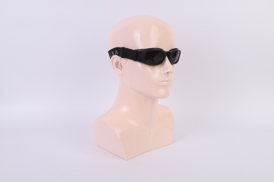 Collapsible elastic band goggles