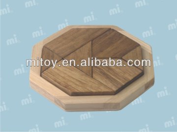 Christmas factory production ICTI certificate wooden toy puzzle box for kids