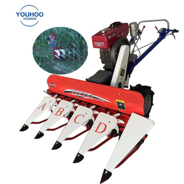 Farm Tractor Mini Sweet Corn & Bamboo Harvesting Machine