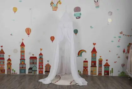 Cotton Canopy For Girls Bed Room Beds