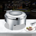 Chafing Dish rond en acier inoxydable