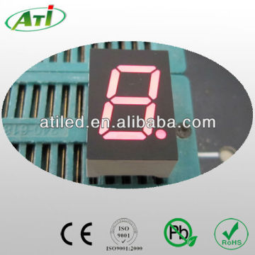 0.36 inch led display 7 segment single digit red color