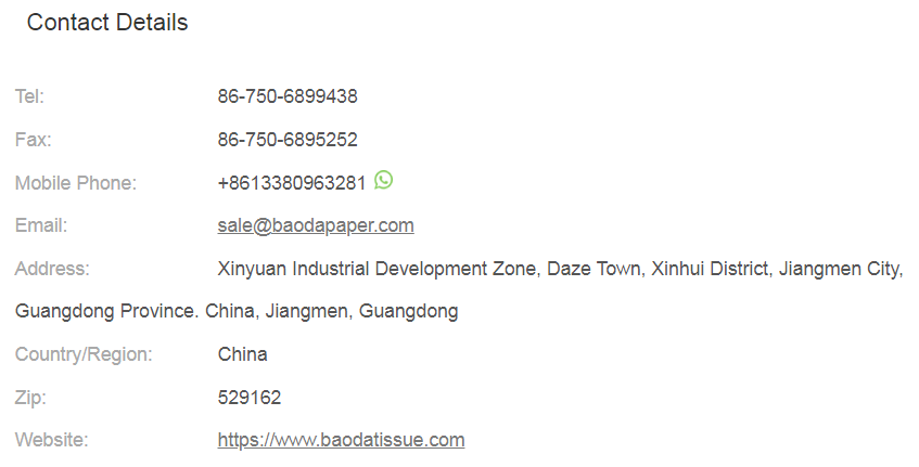 Contact Baoda