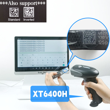 XT6400H XTIOT 2D Wireless Inverted Data Matrix Tobacco Scan Barcode Scanner